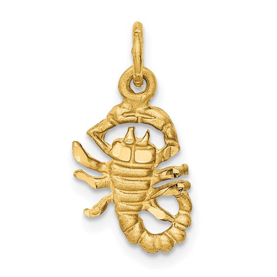 Diamond-Cut Zodiac Charm