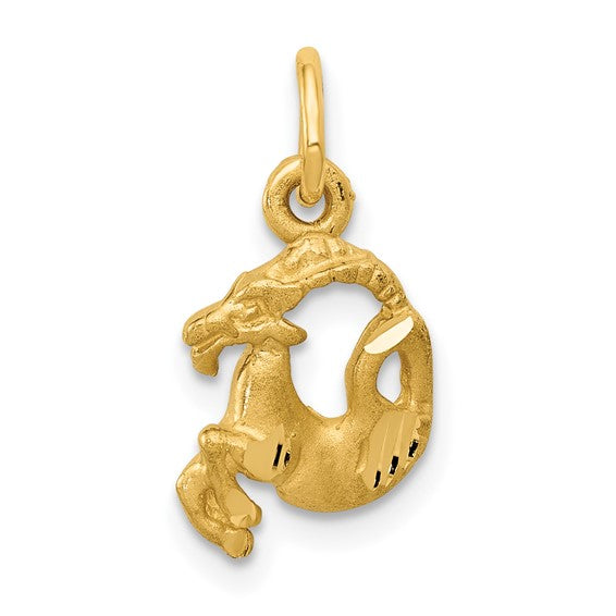 Diamond-Cut Zodiac Charm