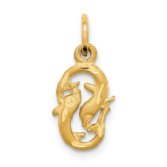 Diamond-Cut Zodiac Charm