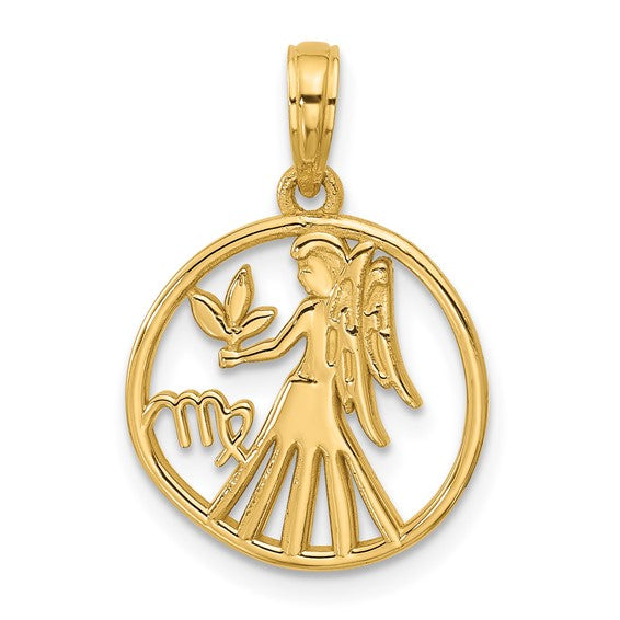 Round Zodiac Charm