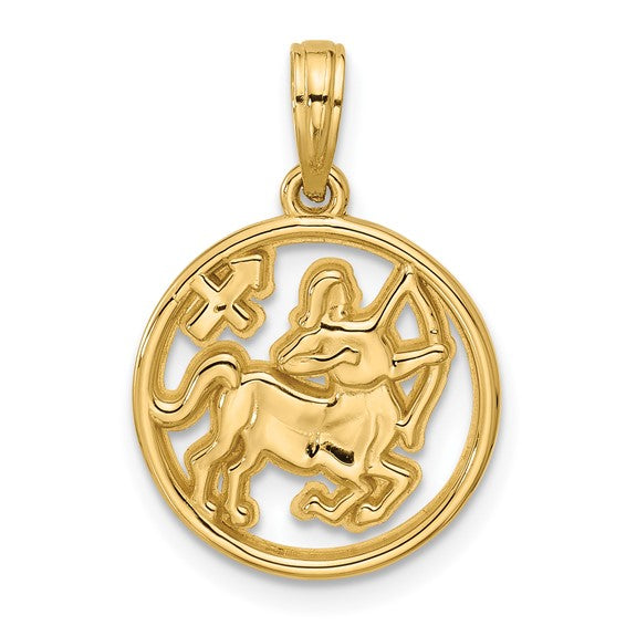 Round Zodiac Charm