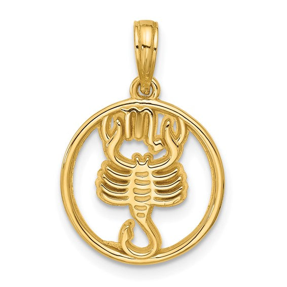 Round Zodiac Charm