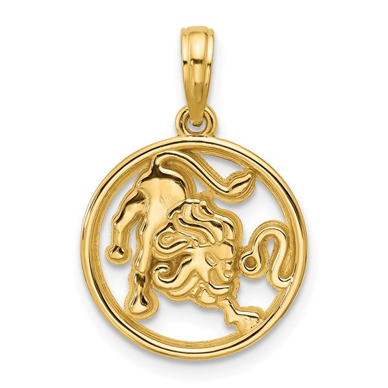 Round Zodiac Charm