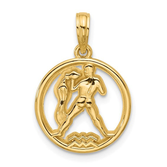 Round Zodiac Charm