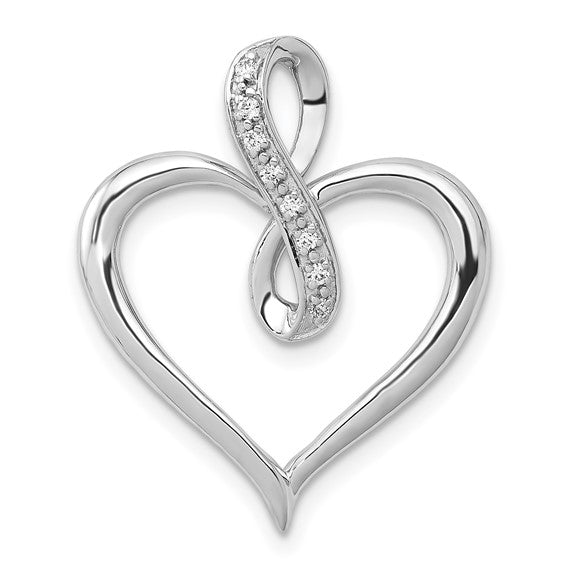 Heart and Infinity Pendant