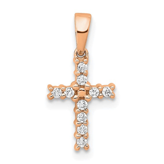 Diamond Latin Cross Pendant
