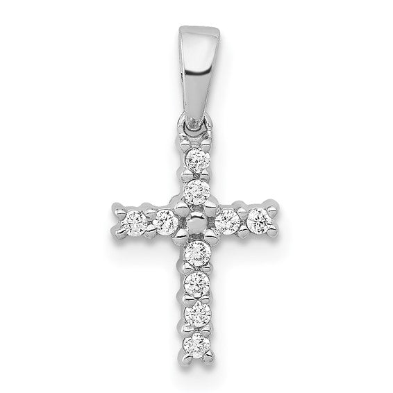 Diamond Latin Cross Pendant