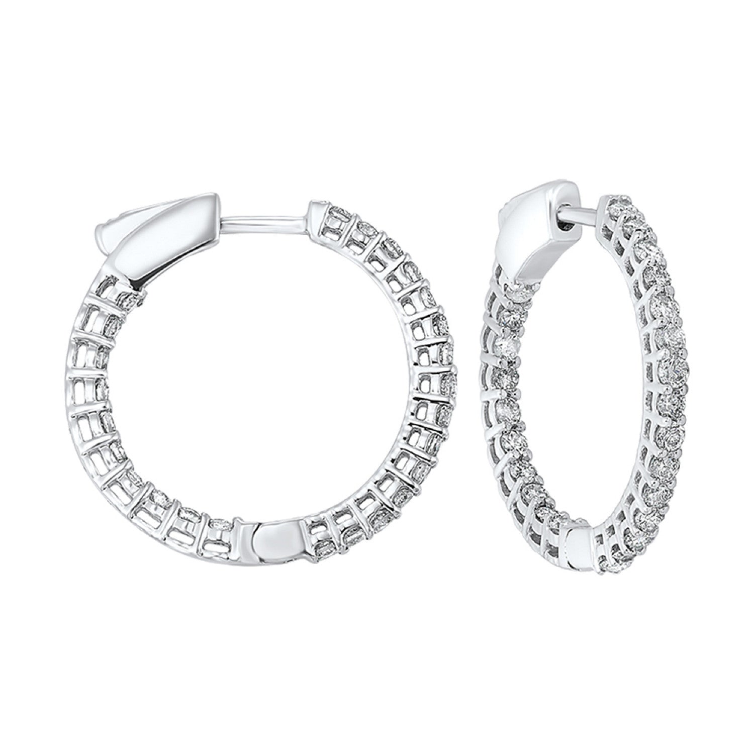 Natural In-Out Round Hoops