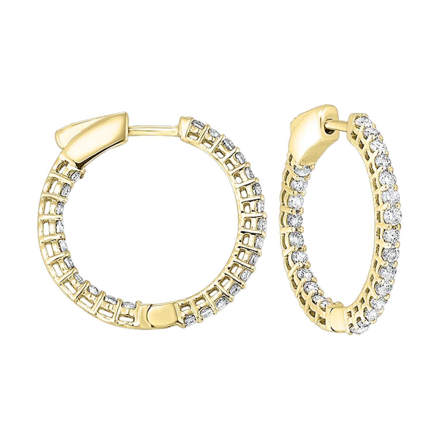 Natural In-Out Round Hoops