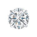 Round Diamond Stud Earrings