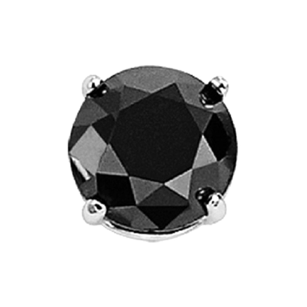 Black Diamond Stud Earrings