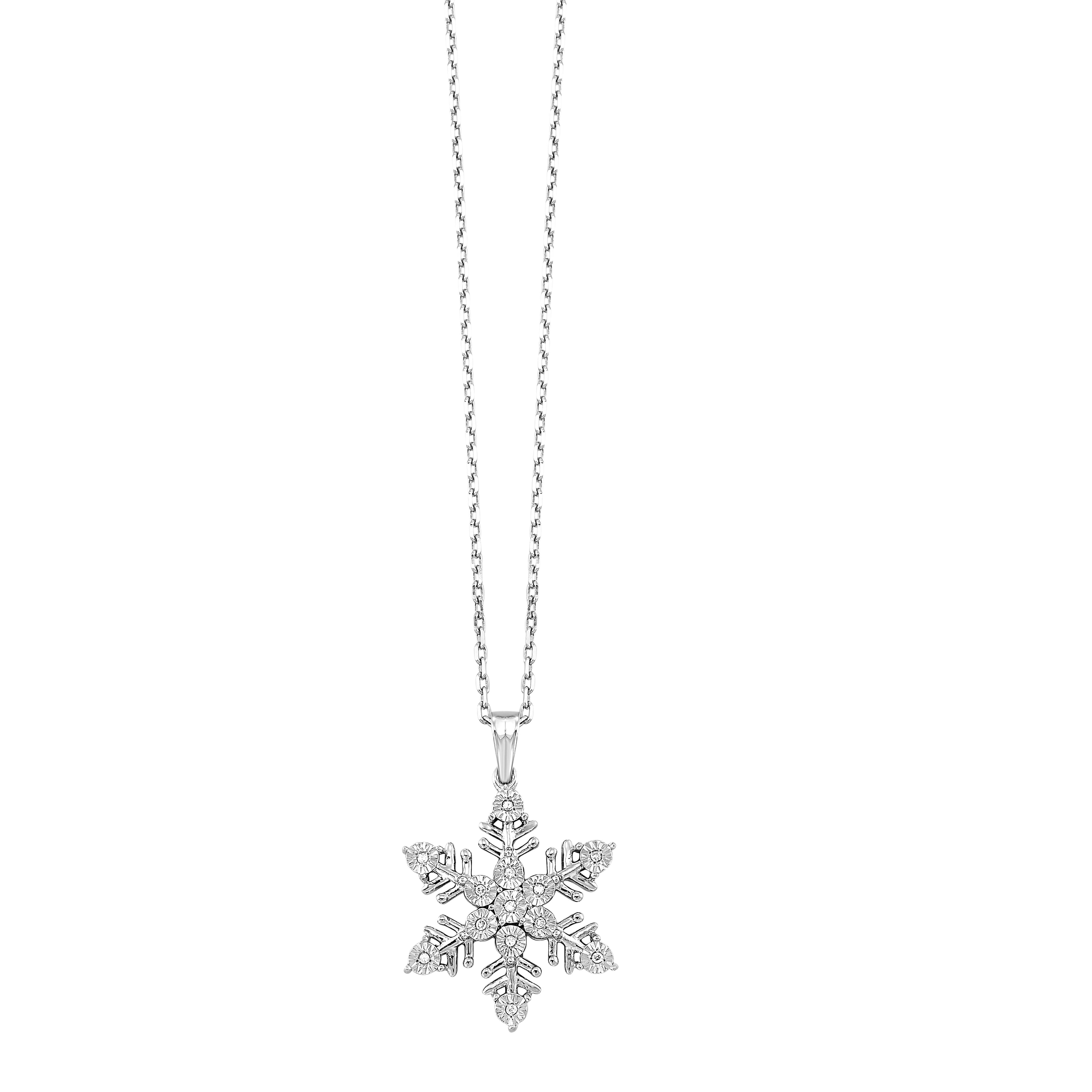 Silver Snowflake Pendant