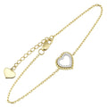Diamond Heart Bracelet