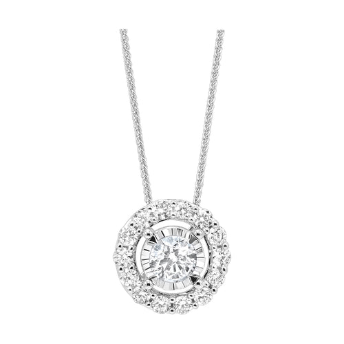 Diamond Solitaire Pendant