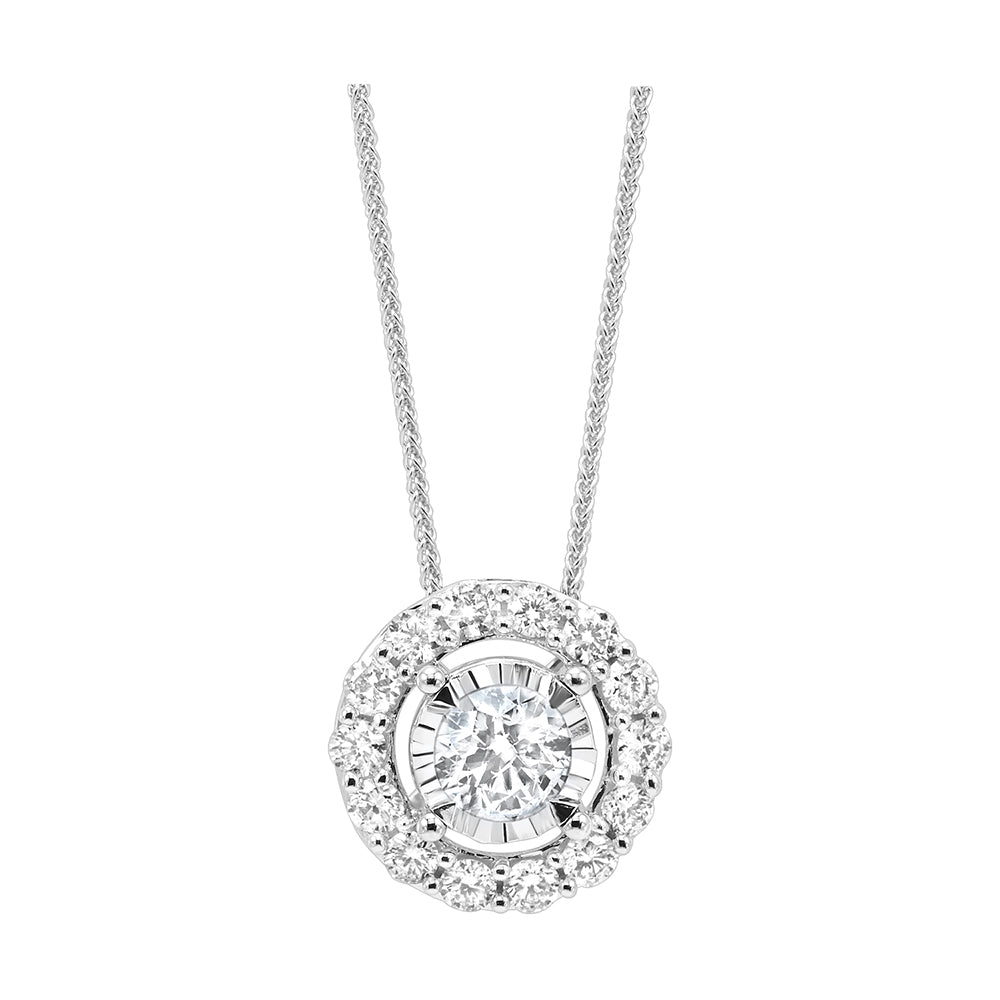 Diamond Solitaire Pendant