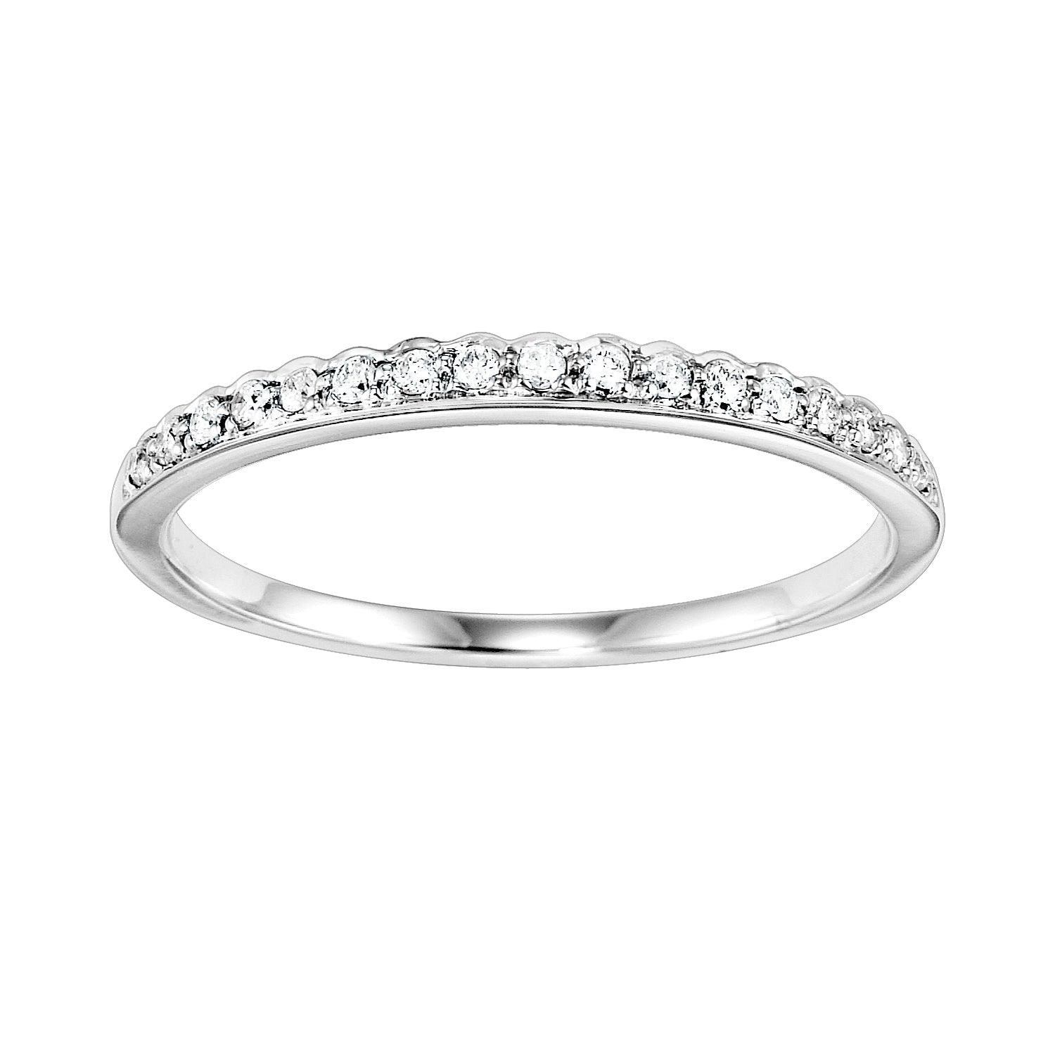 White Gold Diamond Half-Eternity Ring