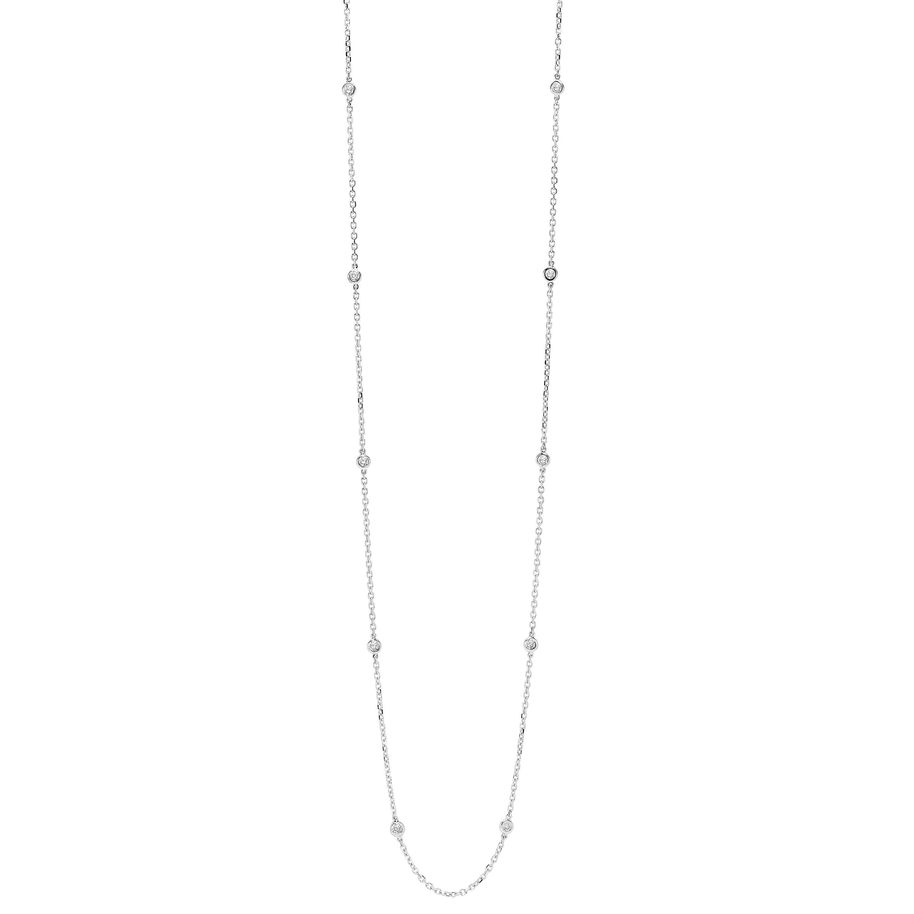 Diamond Station Necklace