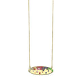 Multi-Colored Gemstone Confetti Necklace