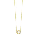 Love Knot Circle Necklace