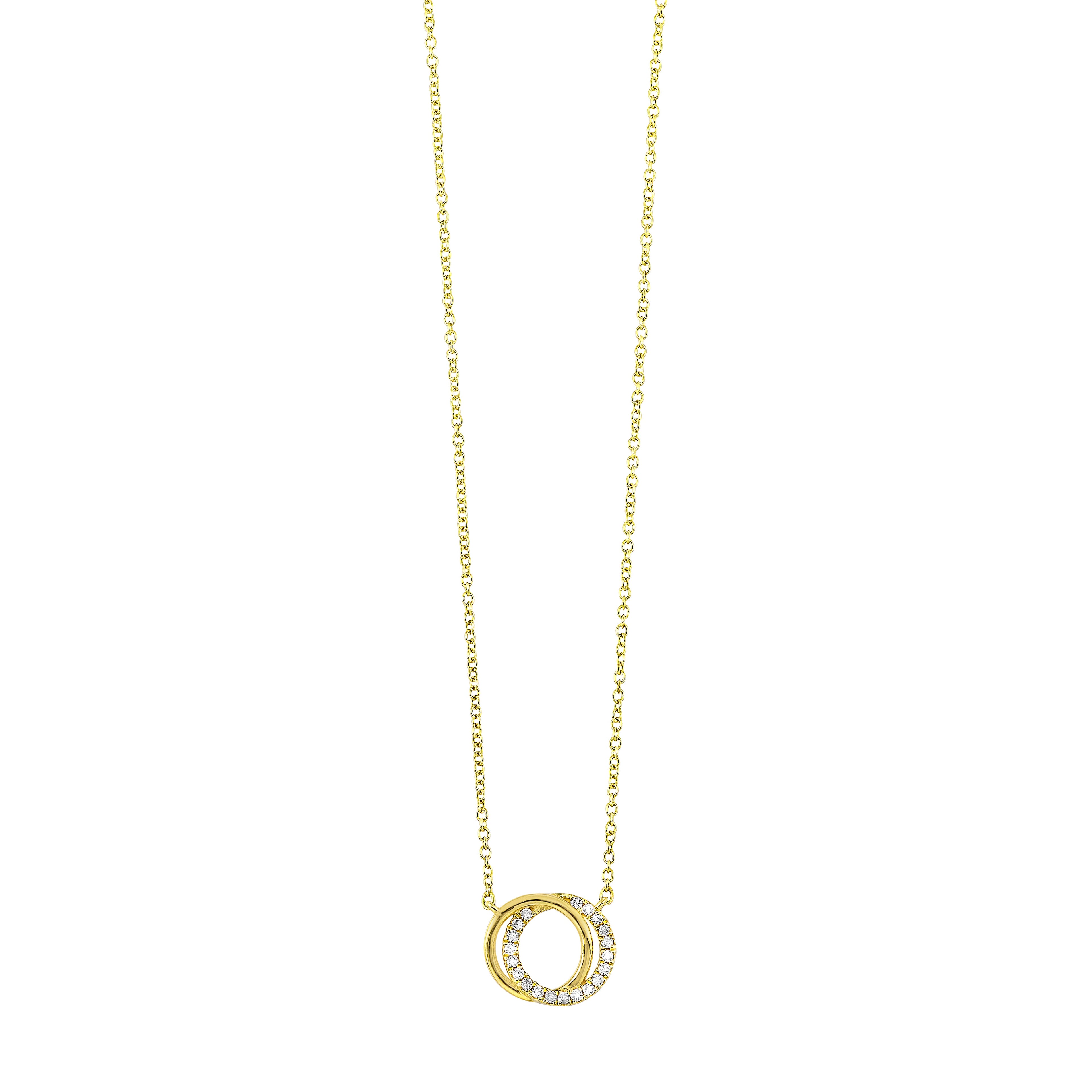 Love Knot Circle Necklace
