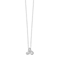 Love Knot Pave Diamond Necklace