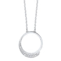 Silver Open Circle Pendant