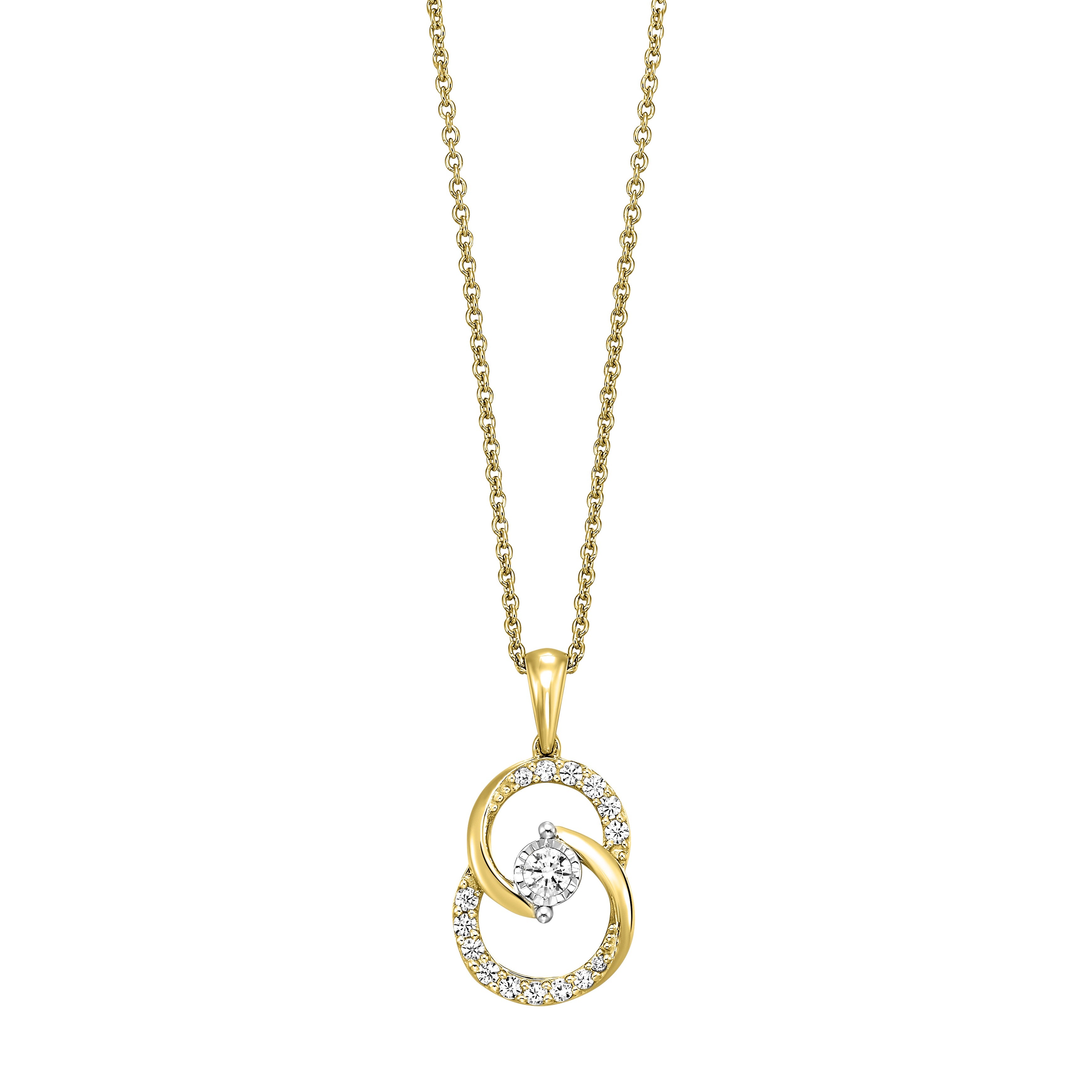 Interlinked Circle Pendant