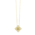 Arabesque Flower Diamond Pendant