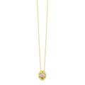 Classic Oval Diamond Cluster Pendant