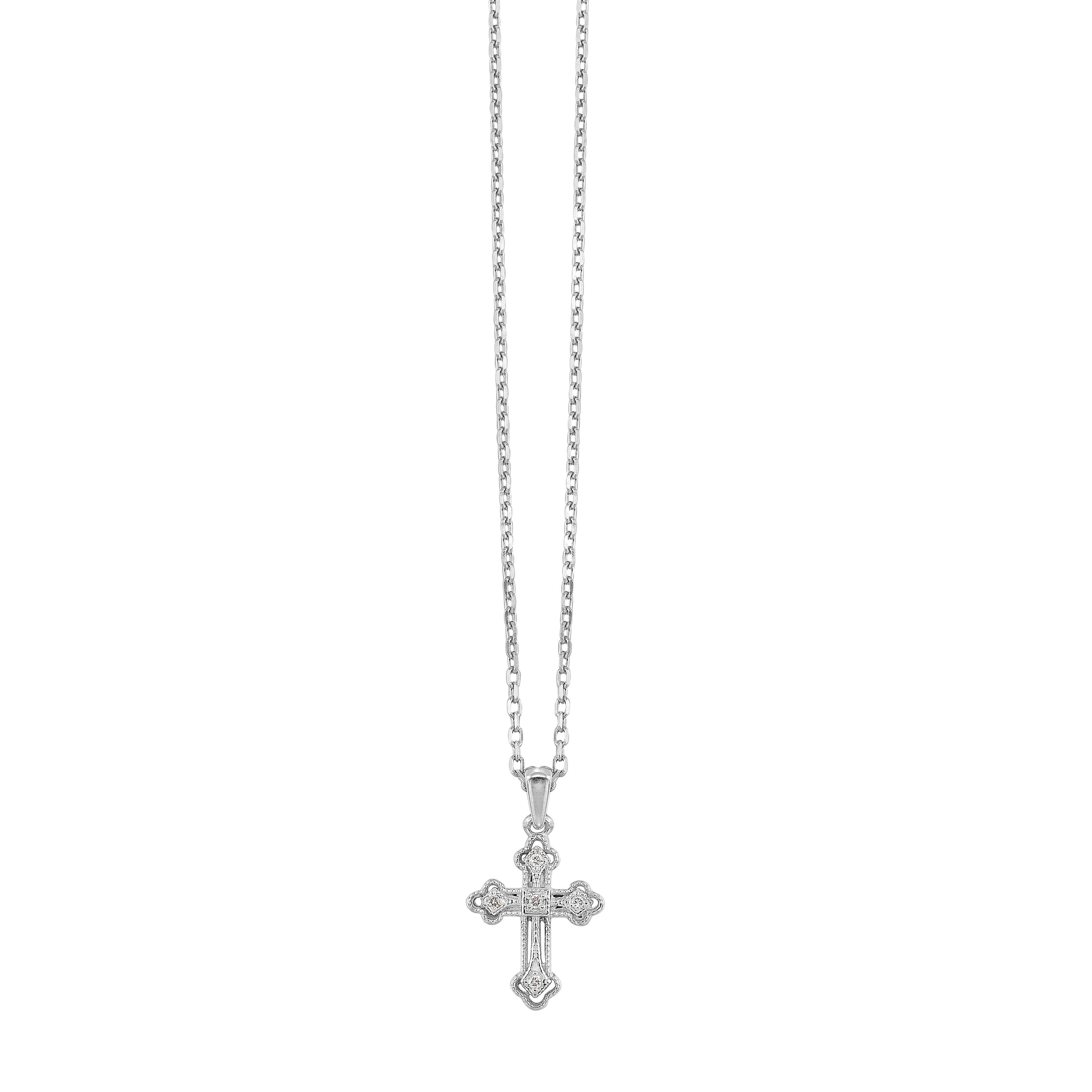 Silver Filigree Cross Pendant