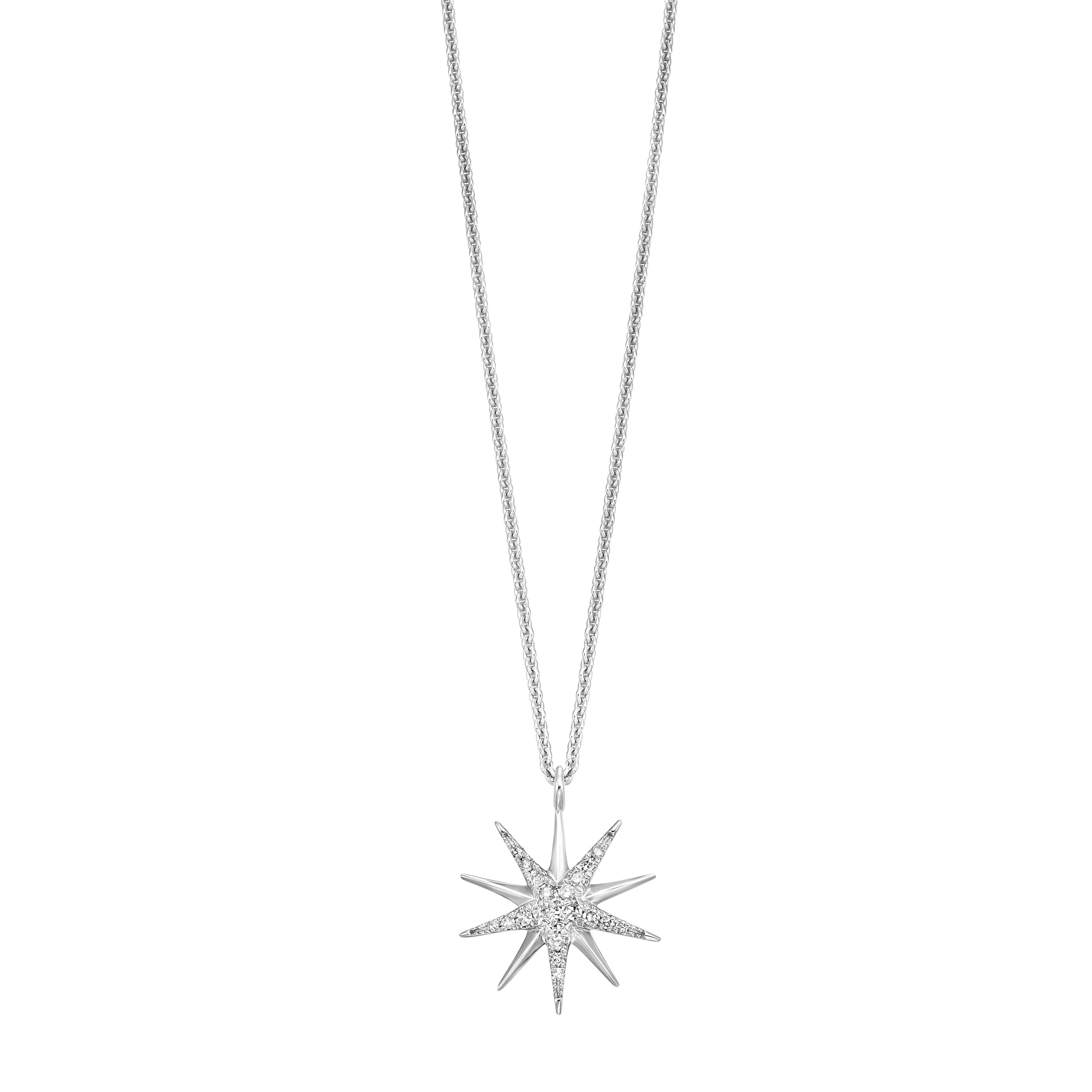 Starburst Diamond Pendant