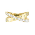 Diamond Crossover X Ring