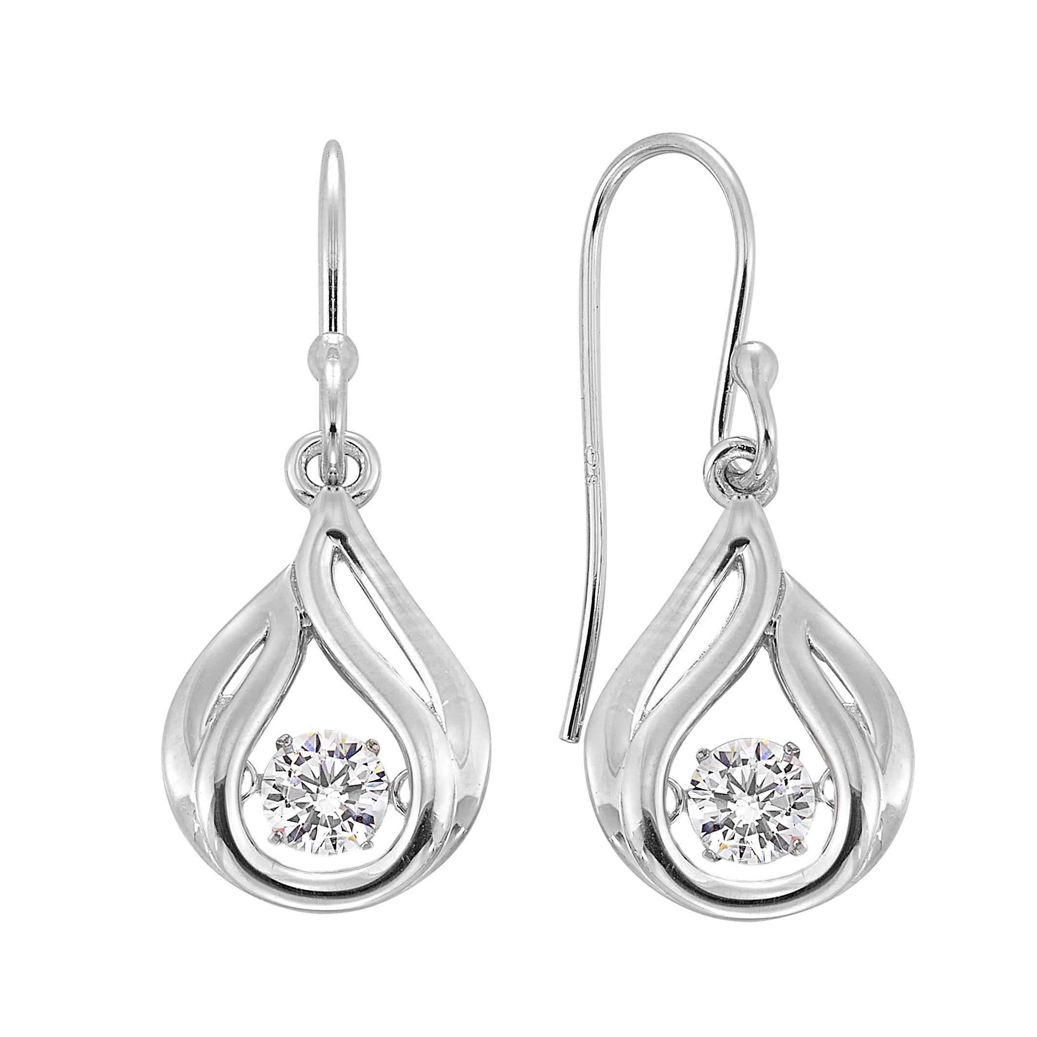 Silver Drop Earrings