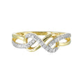 Infinity Loop Diamond Ring