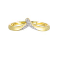 Diamond Chevron Ring
