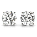Round Natural Diamond Studs