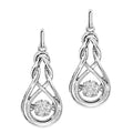 Double Loop Twist Earrings