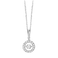 Circle Diamond Pavé Pendant