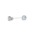 4 prong diamond solitaire stud