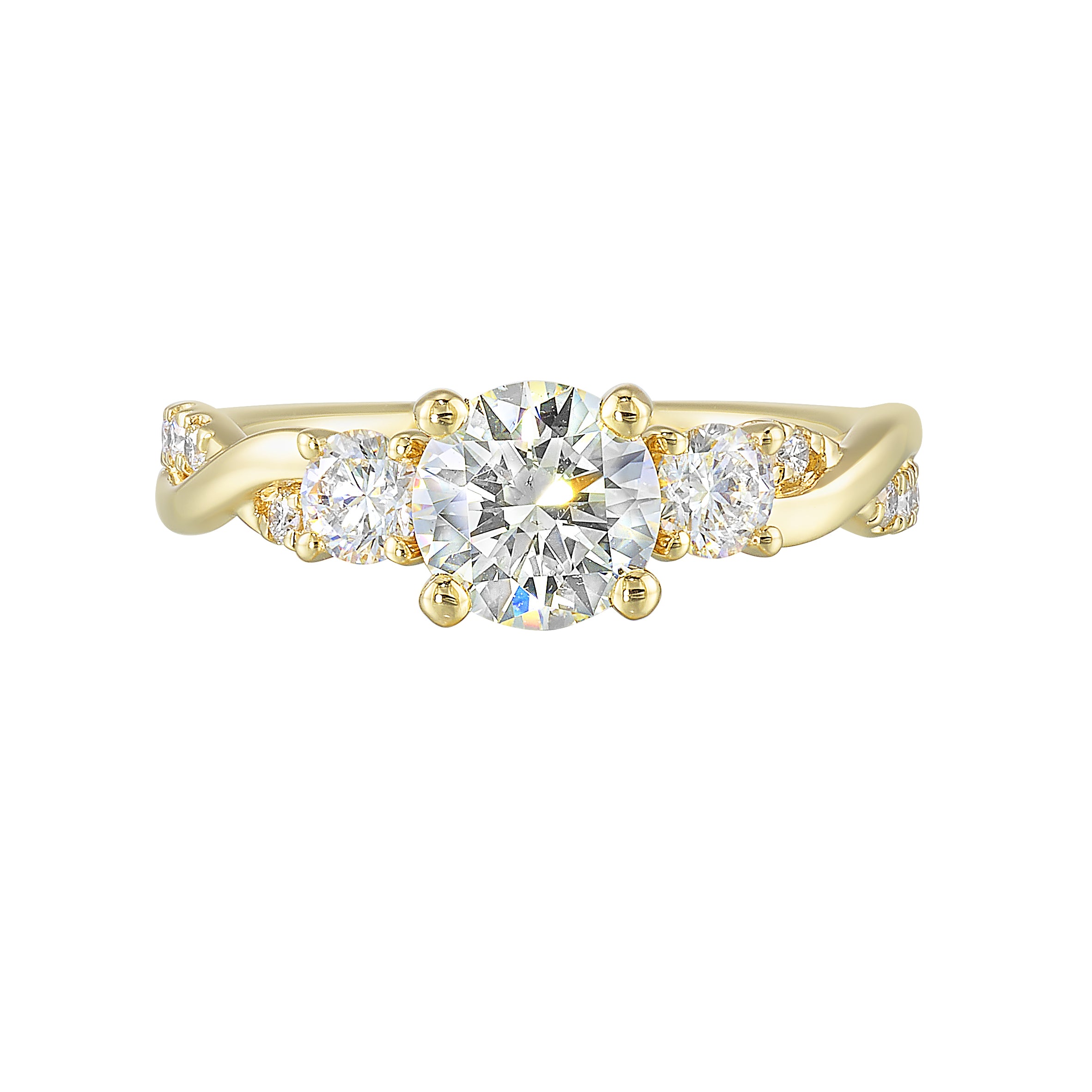 Entwined Vines Diamond Ring