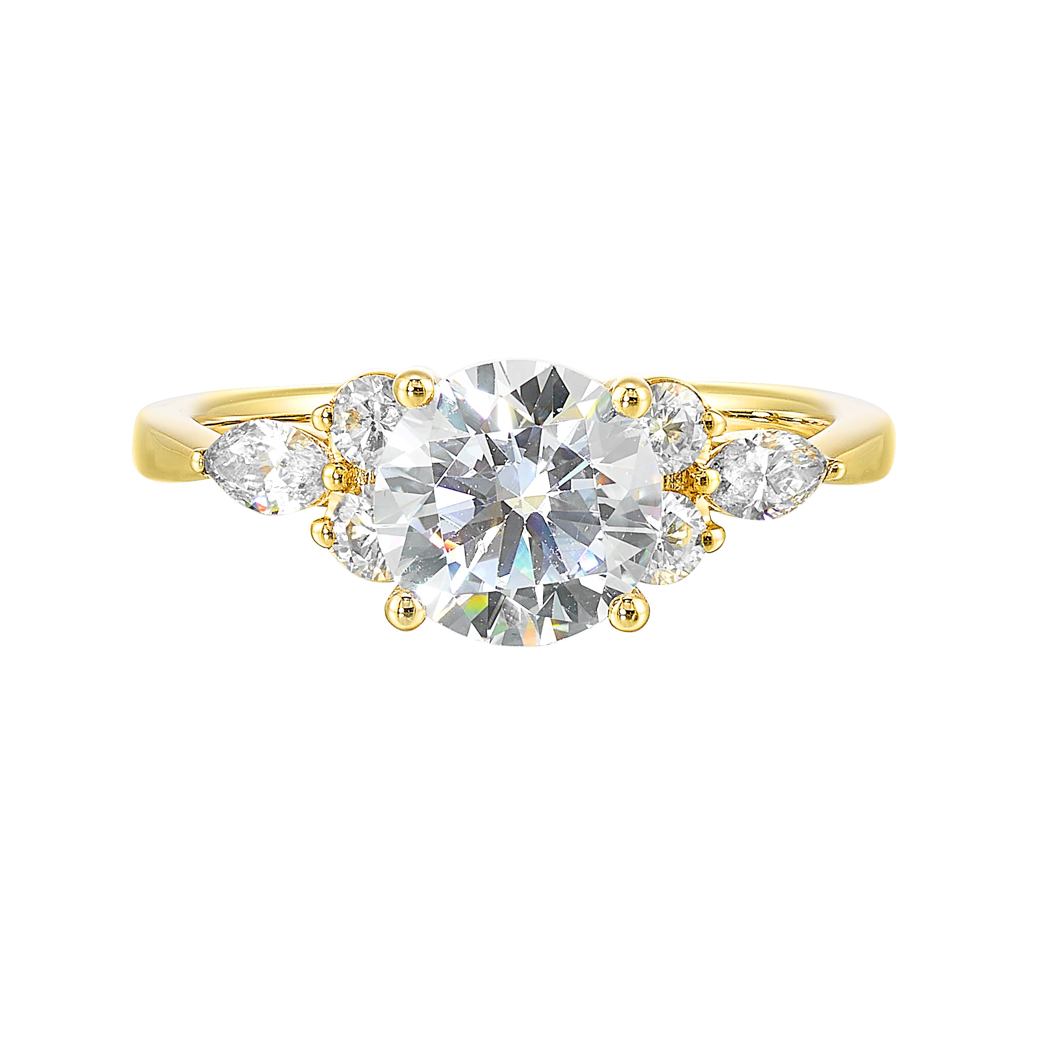 Yellow Gold Diamond Engagement Ring