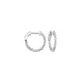 Inside-Out Diamond Hoops