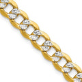 Curb de Plata Chain