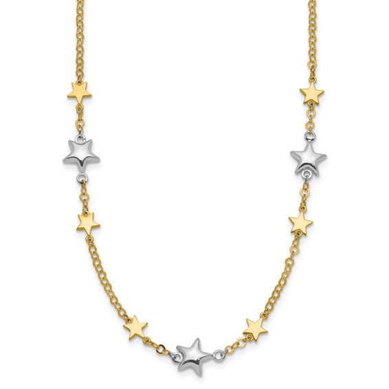 Starborn Two-Tone Necklace