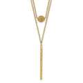 Golden Parallel Necklace