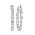 Oval Inside-Out Hoop Earrings