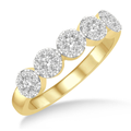 Lunavire Five-Stone Diamond Ring