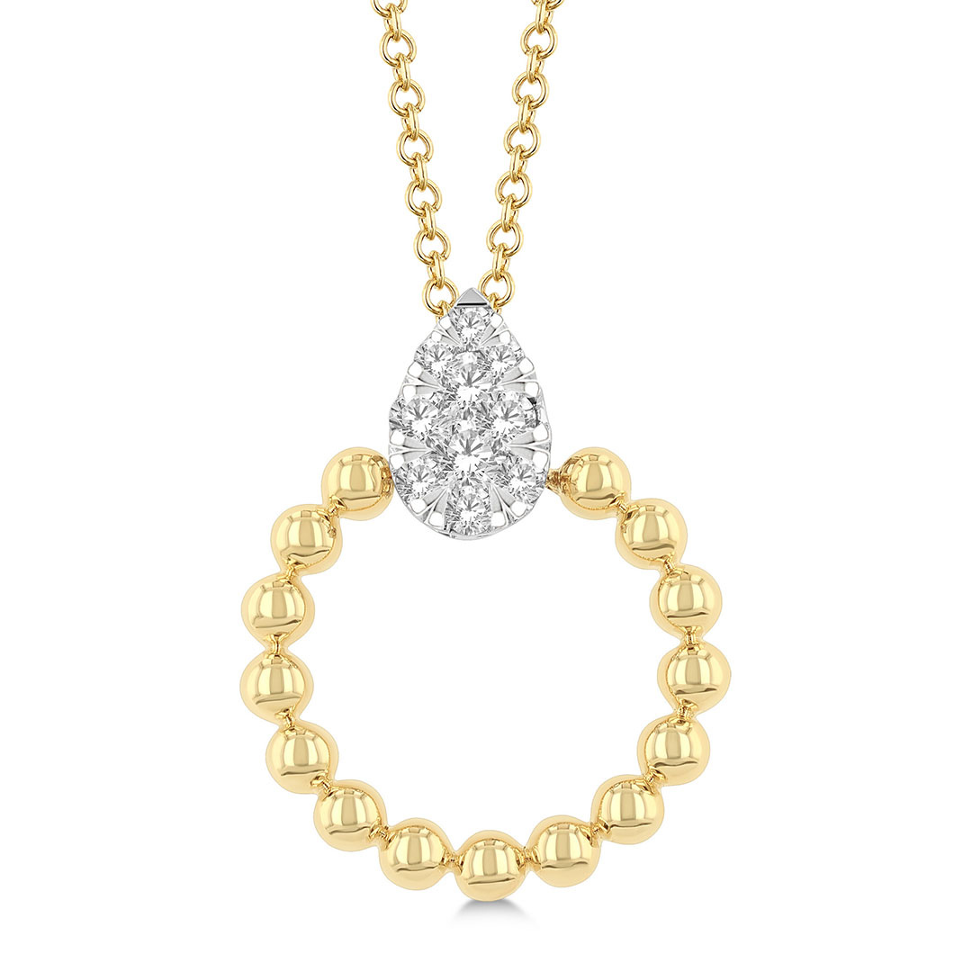 Nivara Diamond Pear Pendant