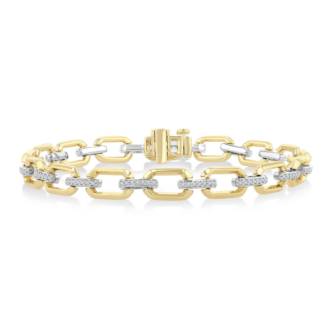 Octagon Link Bracelet