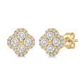 Clover Diamond Studs